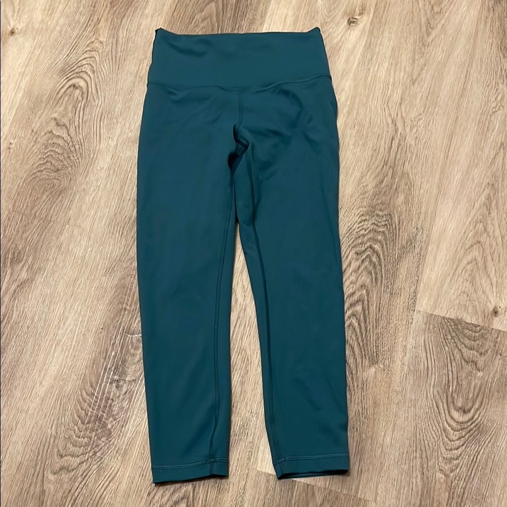 Lululemon Athletica Dark Teal Leggings Size 6